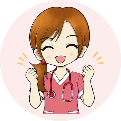 案内役のナースのイラスト