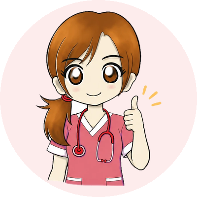 案内役のナースのイラスト